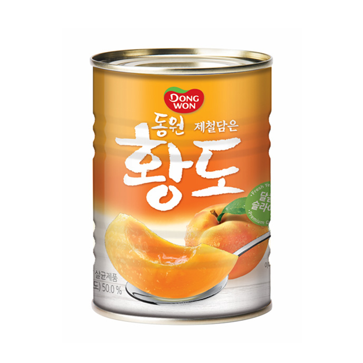 동원 황도 슬라이스 400g