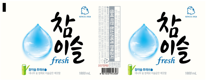 참이슬후레쉬1.8L*6참이슬후레쉬1.8L*6