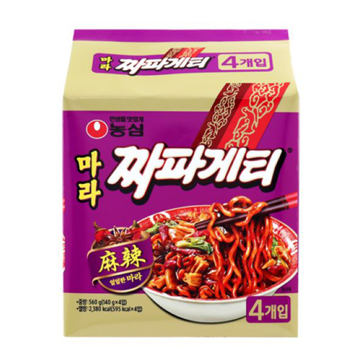 농심 마라짜파게티 140g*4입