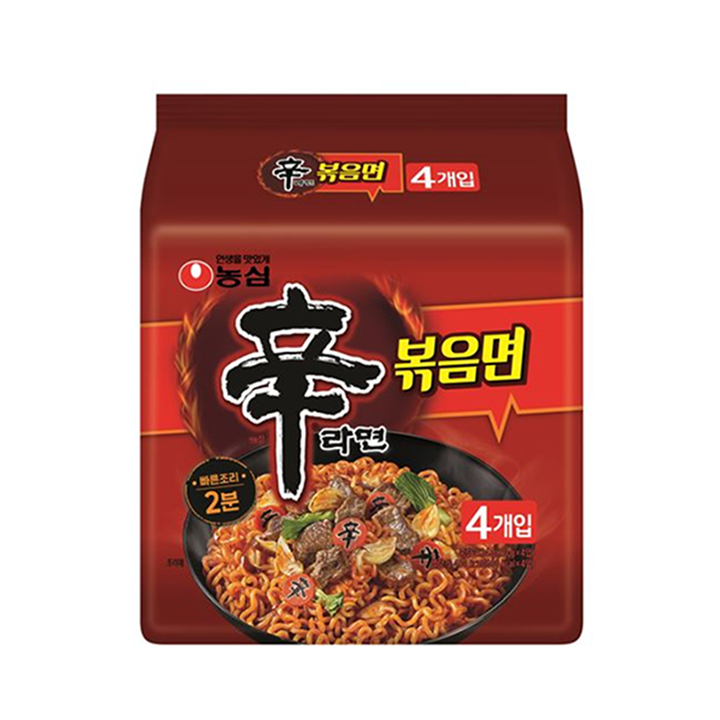 농심 신라면 볶음면 131g*4입
