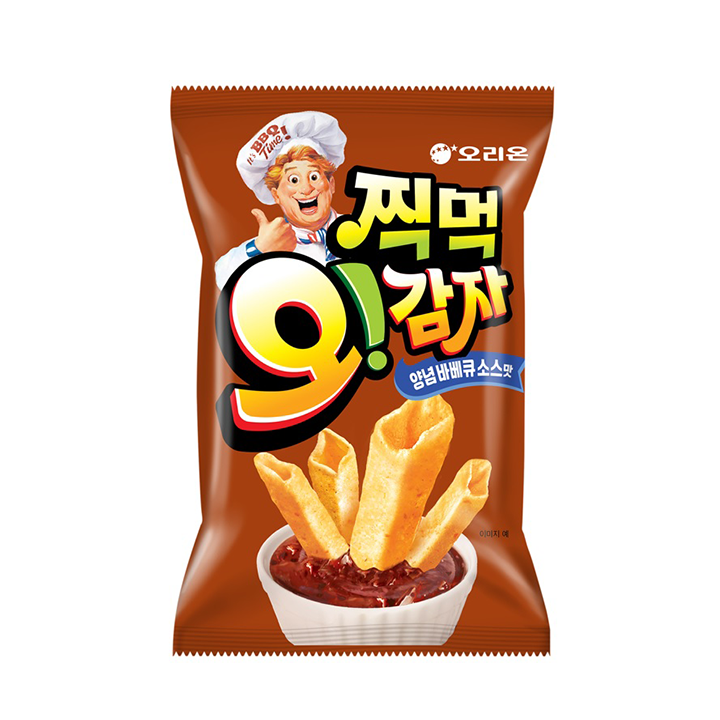 오리온 오감자 찍먹 양념바베큐 136g