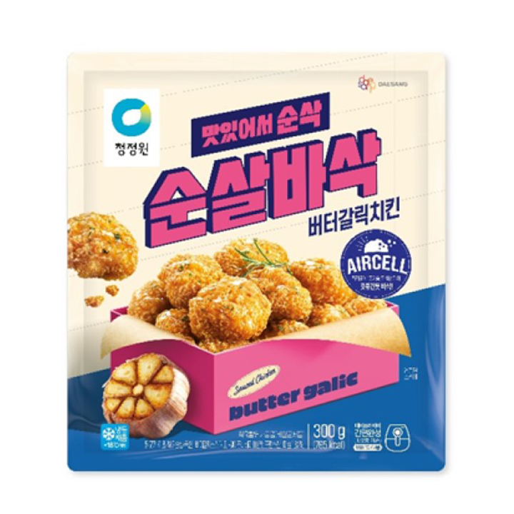 청정원 순살바삭버터갈릭치킨 300g
