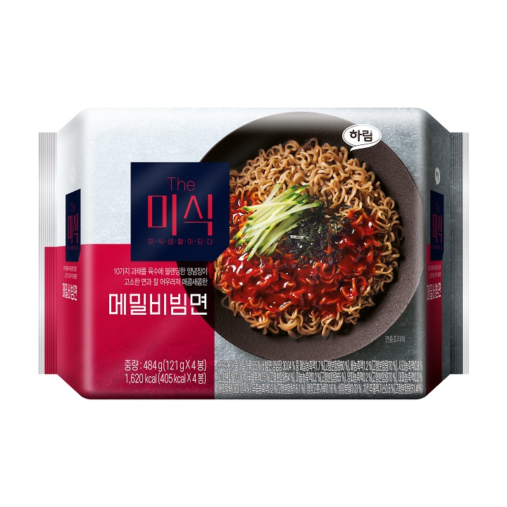 하림 더미식 메밀비빔면 121g*4입