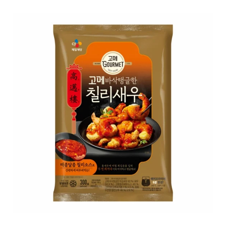 CJ 고메 바삭탱글한 칠리새우 300g