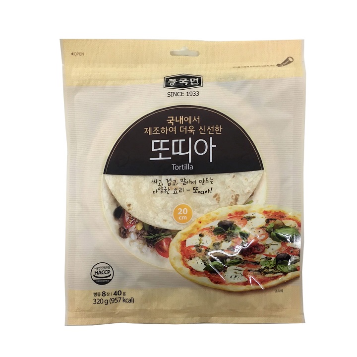풍국면 또띠아 320g