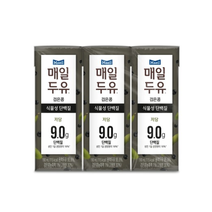 매일두유 검은콩 190ml*6