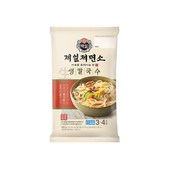 CJ 제일제면소 생칼국수 550g