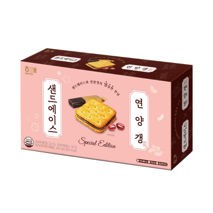 해태 샌드에이스x연양갱맛 204g