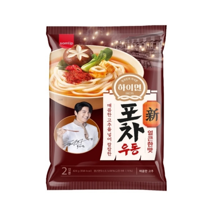 삼립 하이면 신포차우동 얼큰한맛 424g 2인