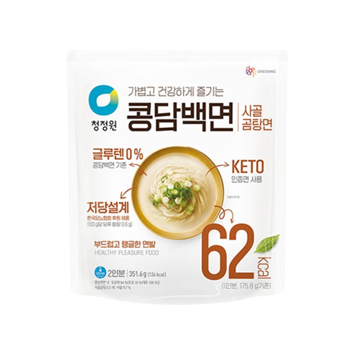 청정원 콩담백면 사골곰탕면351.6g(2인)