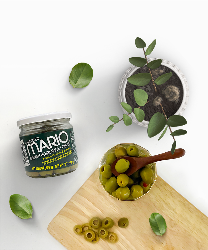 마리오 그린올리브 300g