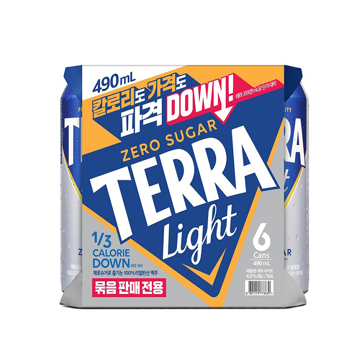 테라라이트 490ml*6입