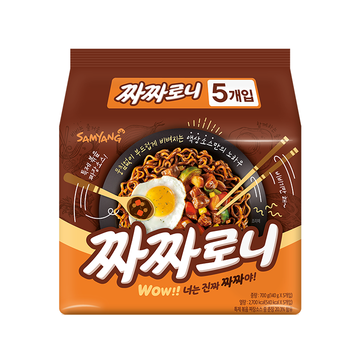삼양 짜짜로니 140g*5입