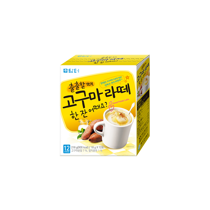 담터 고구마라떼12입