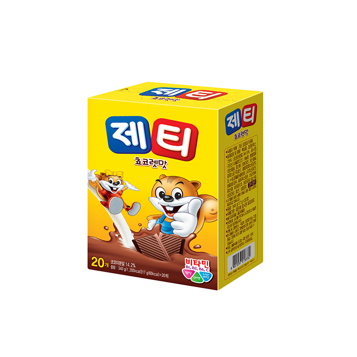 제티초코맛스틱20입