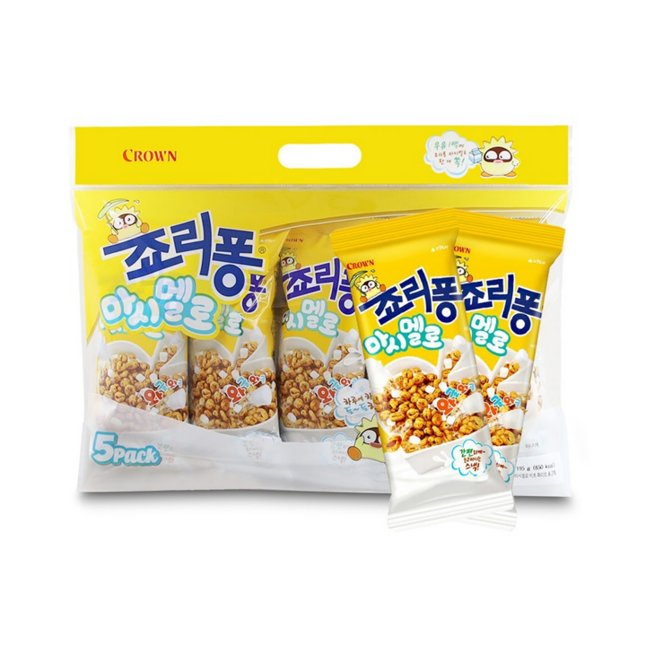 크라운 죠리퐁마시멜로 5팩 195g