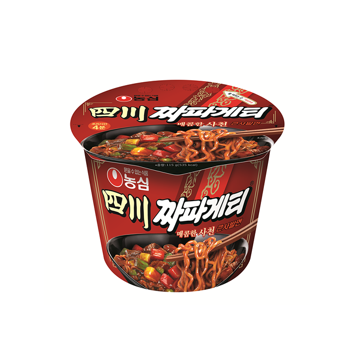 농심 사천요리짜파게티큰사발115g