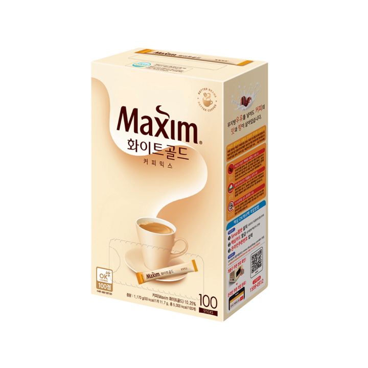 맥심화이트골드 100입