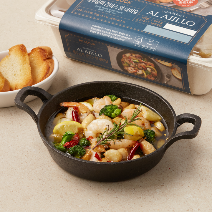 [피코크]새우듬뿍 감바스 알아히요(544.1g)