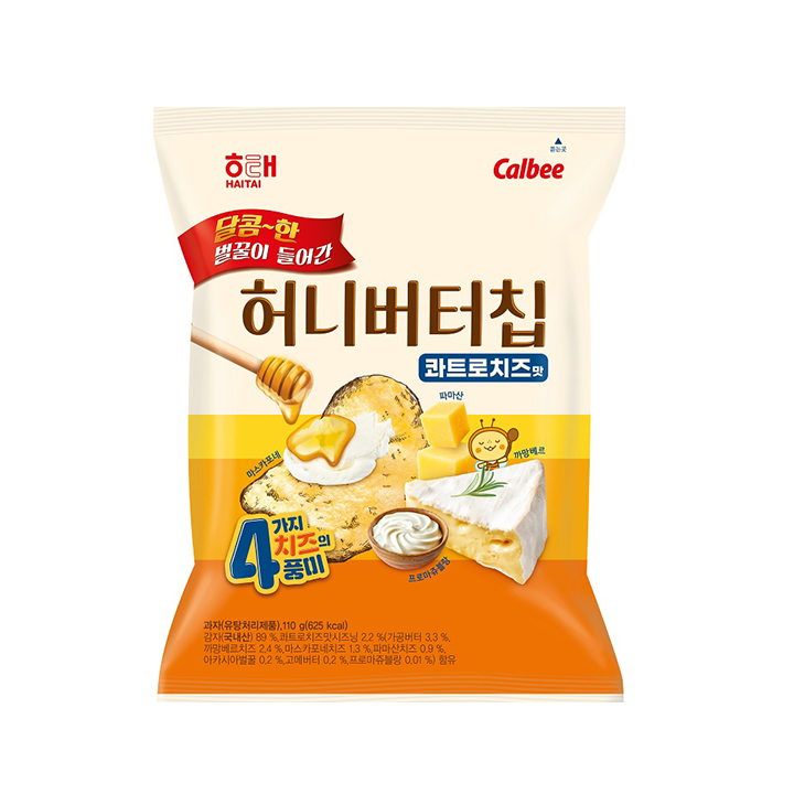 해태 허니버터칩 콰트로치즈맛 110g