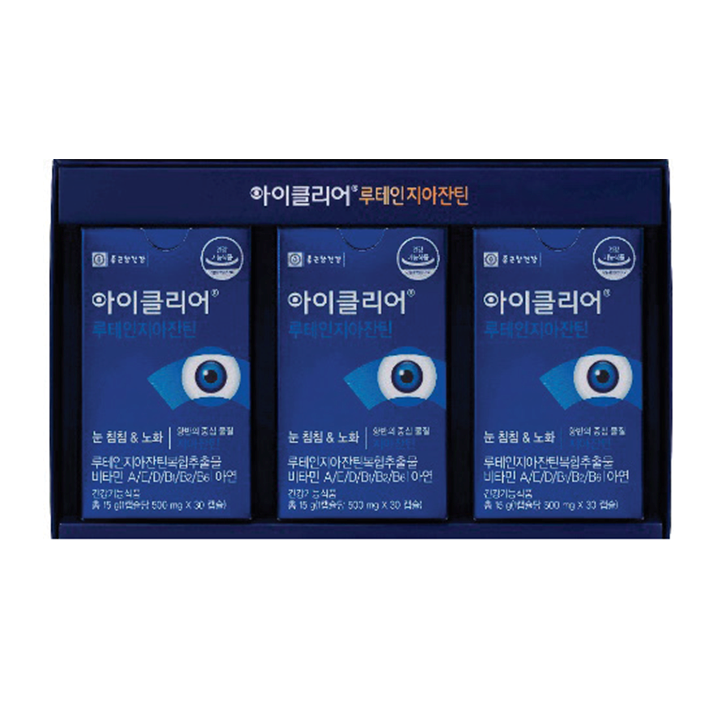 (S)종근당 아이클리어루테인 3입세트