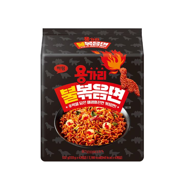 하림 용가리 불볶음면 133g*4