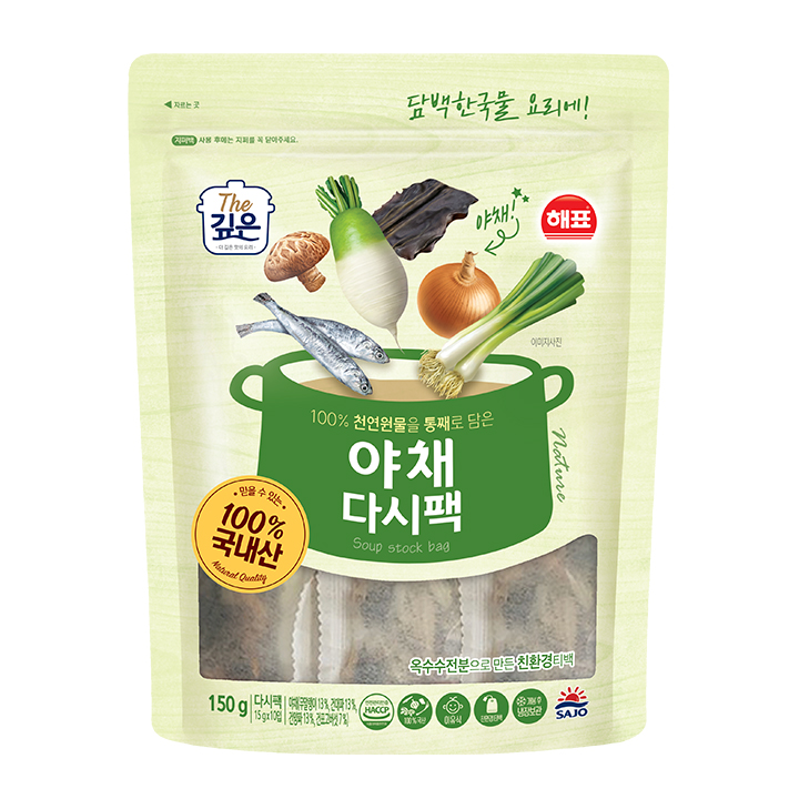 해표 야채 다시팩 150g