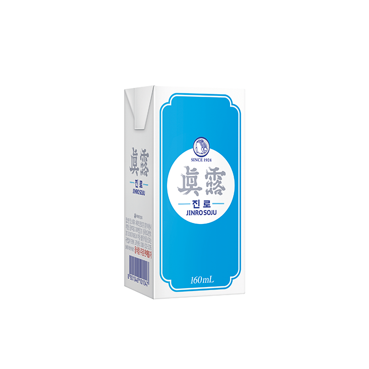 진로 종이팩 160ml