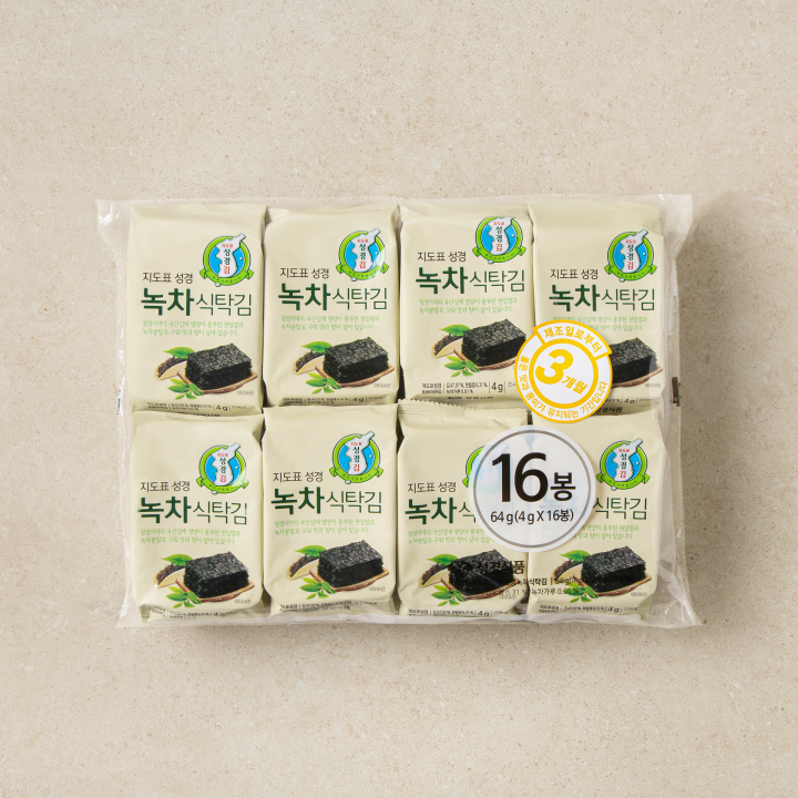 성경녹차식탁김16봉