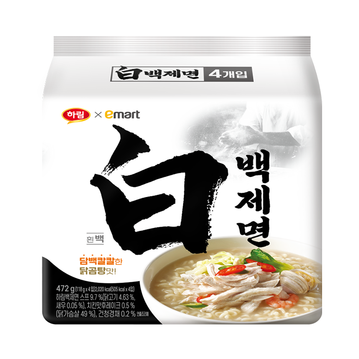 하림 백제면 118g*4입