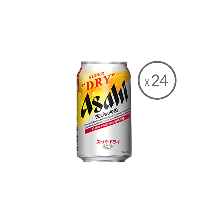 아사히 생맥주 340*24캔 (BOX)