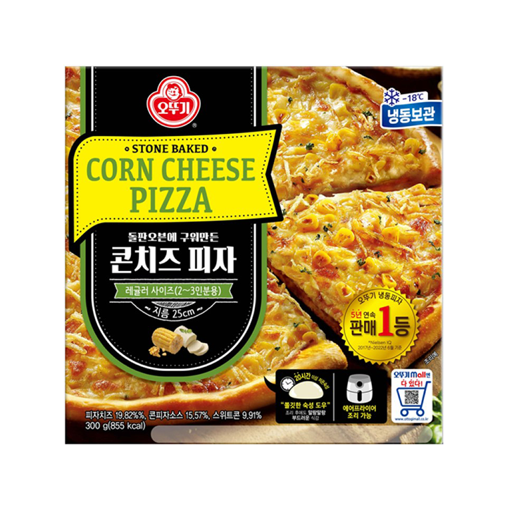오뚜기 콘치즈 피자 300g