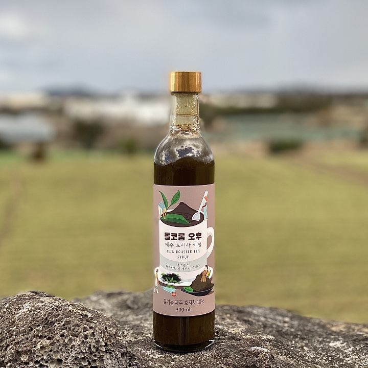 [택배]제주 돌코롬오후 호지차시럽 300ml