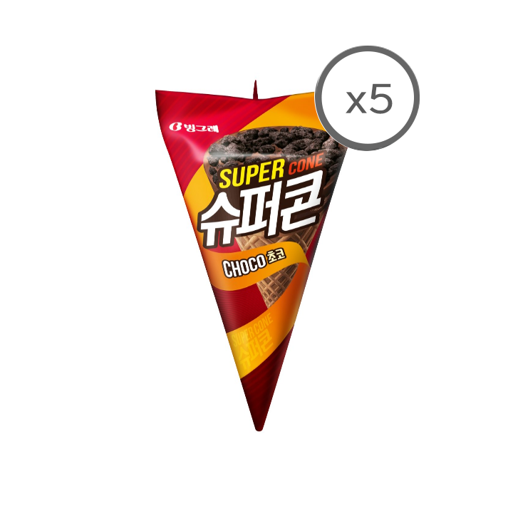 빙그레 슈퍼콘 초코 5입