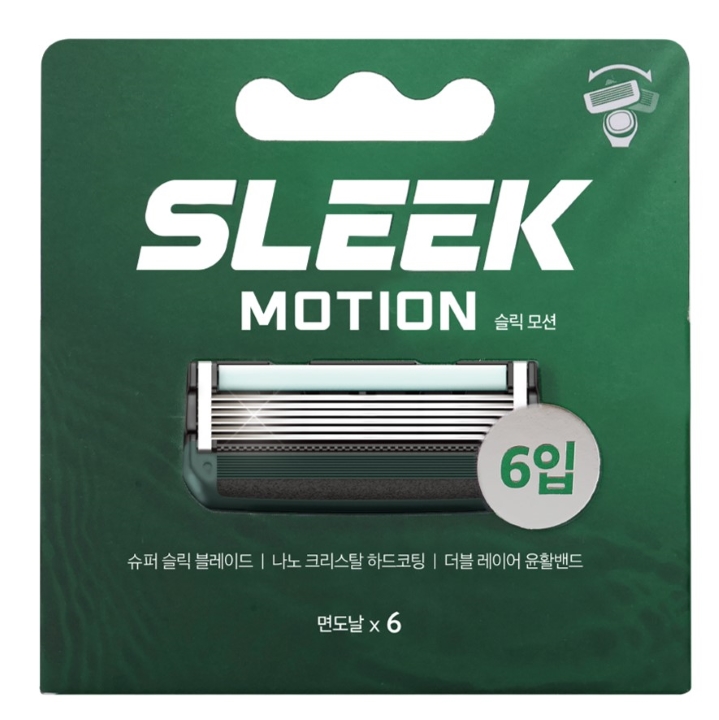 (B2)SLEEK 모션면도날6입