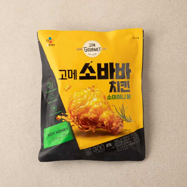 CJ 고메 소바바치킨 소이허니 봉 300g