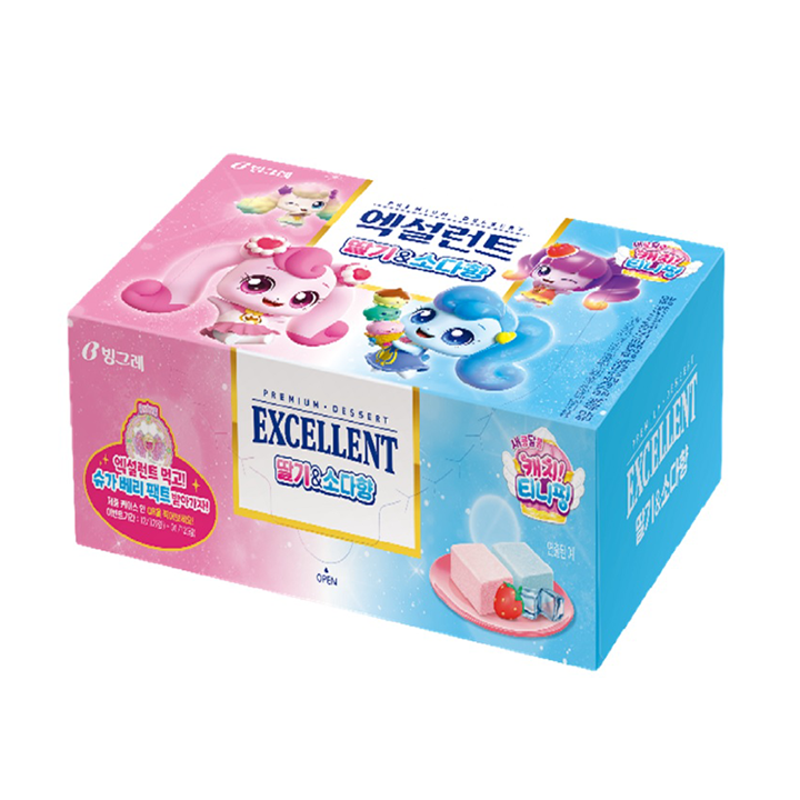 빙그레 티니핑 엑설런트 딸기&소다 800ml