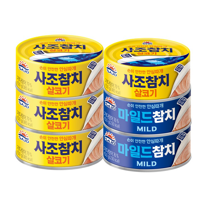 사조 살코기150g*4+마일드150g*2