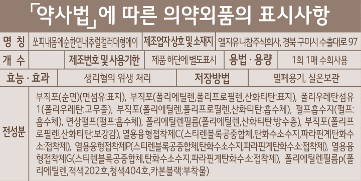 쏘피 무표백순한면 대형 32P