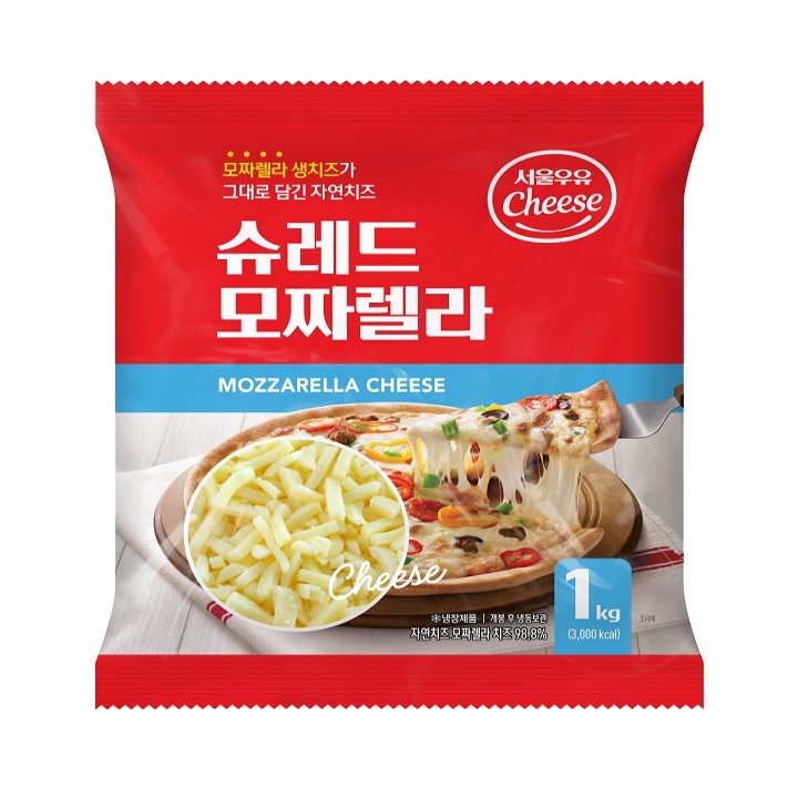 서울우유 슈레드 모짜렐라 1kg