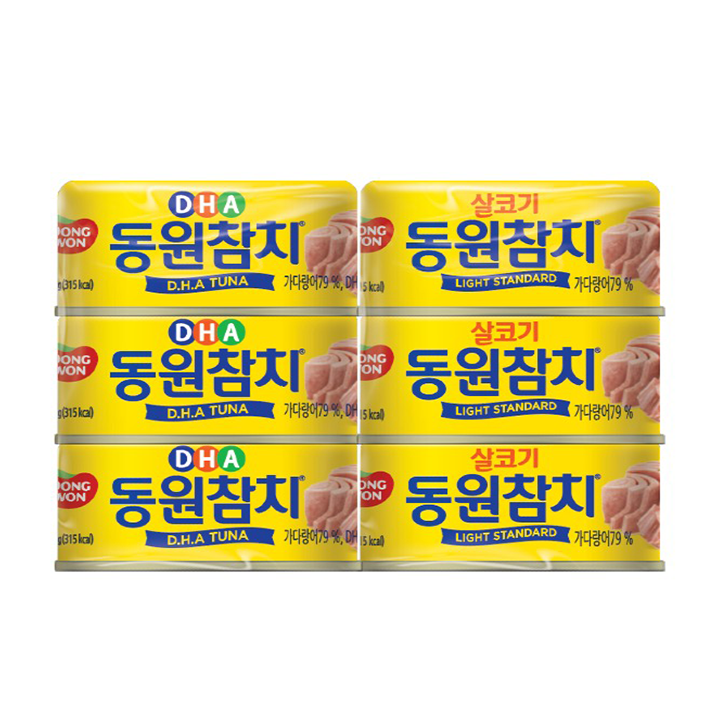 동원 DHA 150g*3+살코기 150g*3