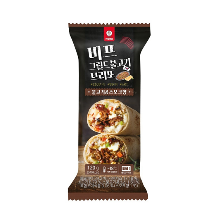 천일 비프그릴드불고기브리또 120g