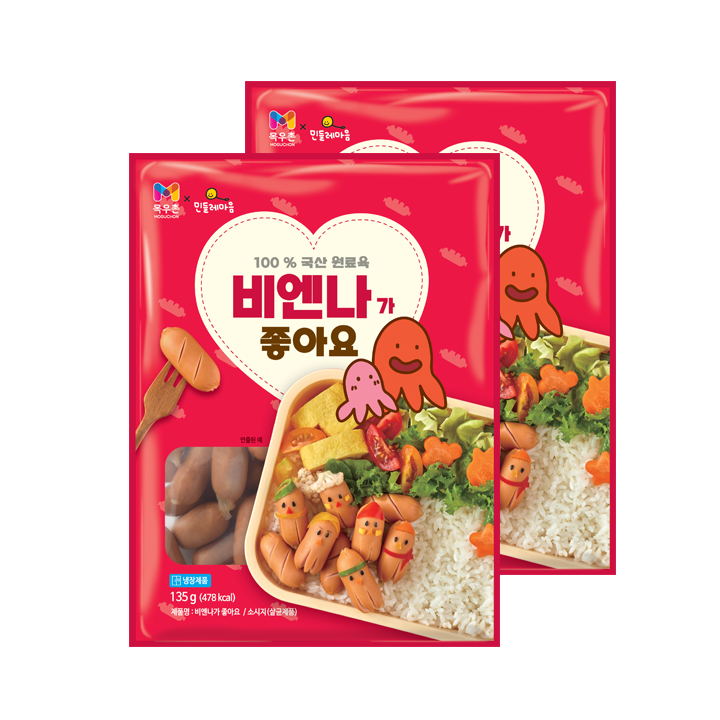 목우촌 비엔나가좋아요135g*2
