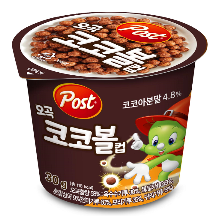 포스트 오곡 코코볼 컵 30g