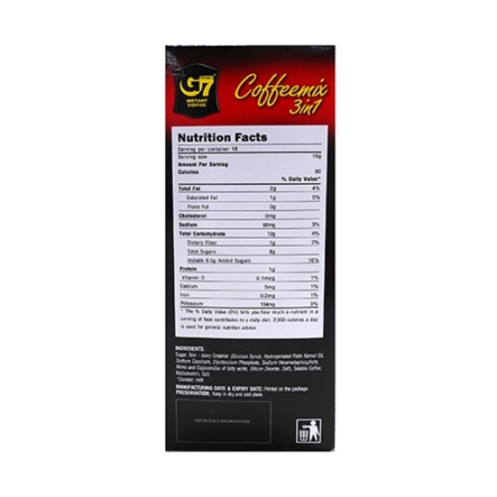 G7 3 in 1 커피믹스16g*18입G7 3 in 1 커피믹스16g*18입