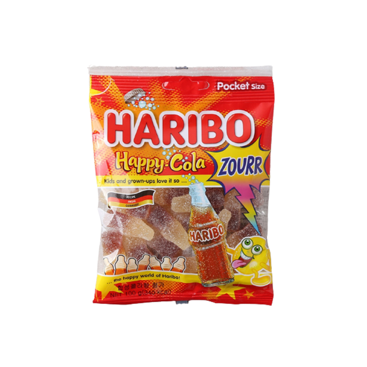 하리보 해피콜라향 사우어 100g