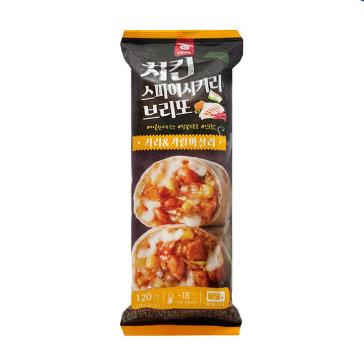 천일 치킨스파이시커리브리또 120g