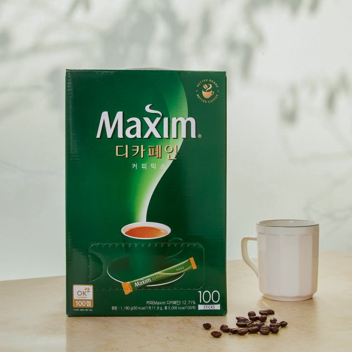 맥심 디카페인 커피믹스100입