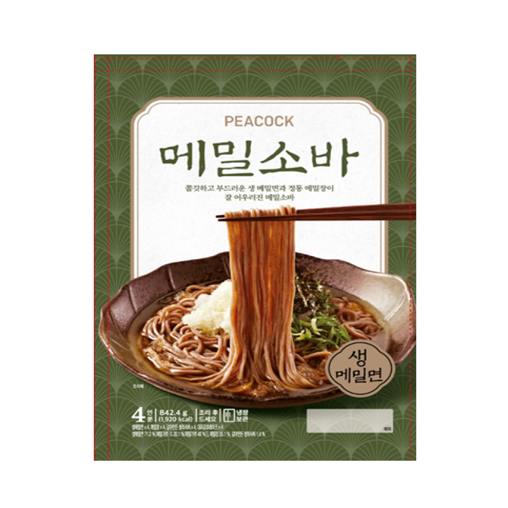 피코크 메밀소바 4인 842.4g
