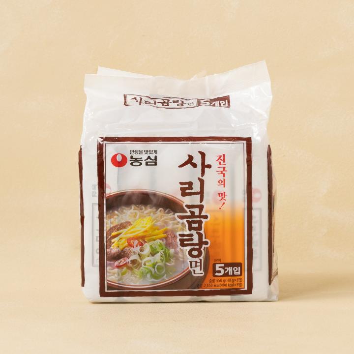 농심 사리곰탕면110g*5입